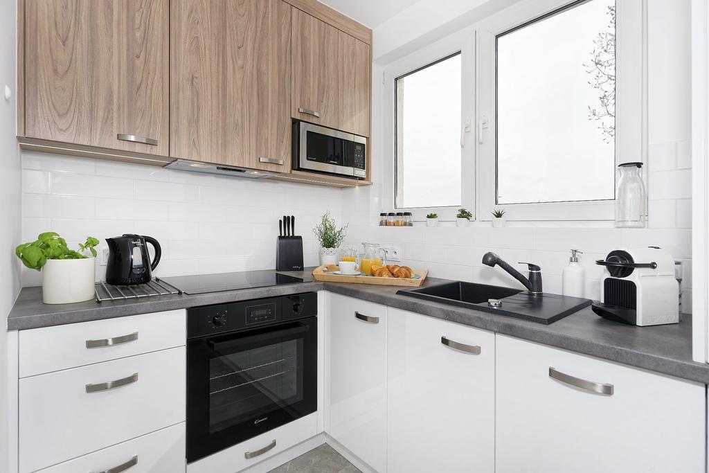 Apartment Powisle Solec Warschau Buitenkant foto