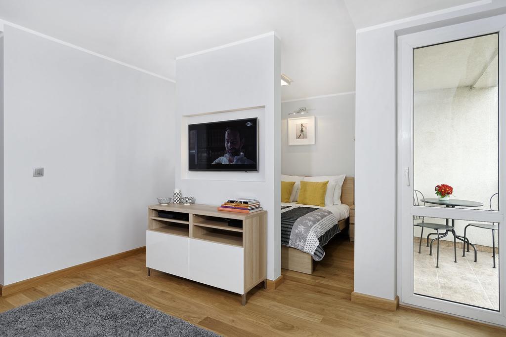 Apartment Powisle Solec Warschau Buitenkant foto